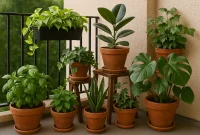بهترین گیاهان آپارتمانی برای بالکن‌های کوچک